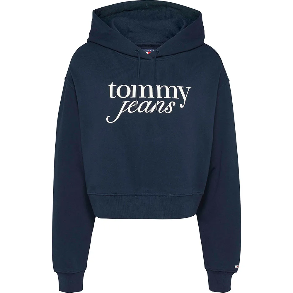 

Худи Tommy Jeans Script Relaxed Fit, синий