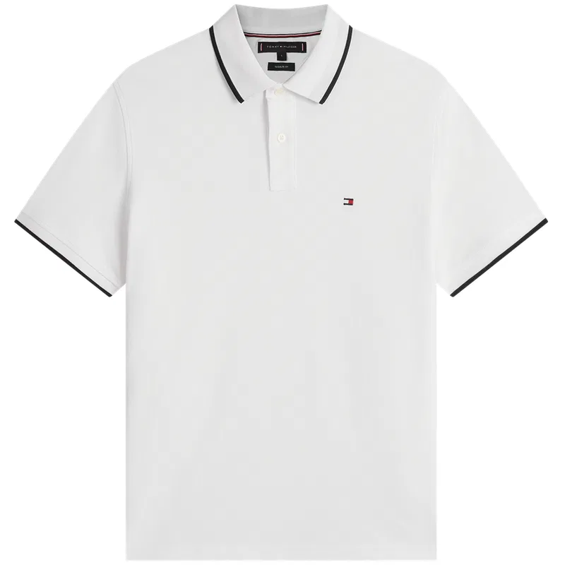Поло с воротником Tommy Hilfiger, White YBR