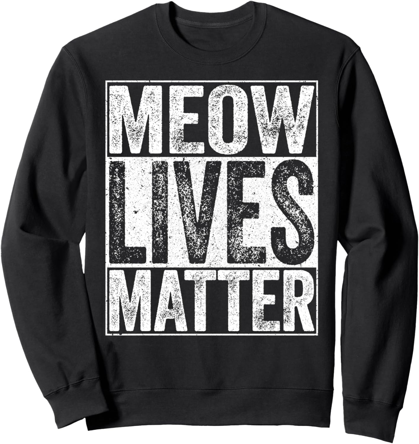 

Толстовка «Meow Lives Matter», толстовка для любителей кошек, толстовка Meow Lives Matter Shirts, черный