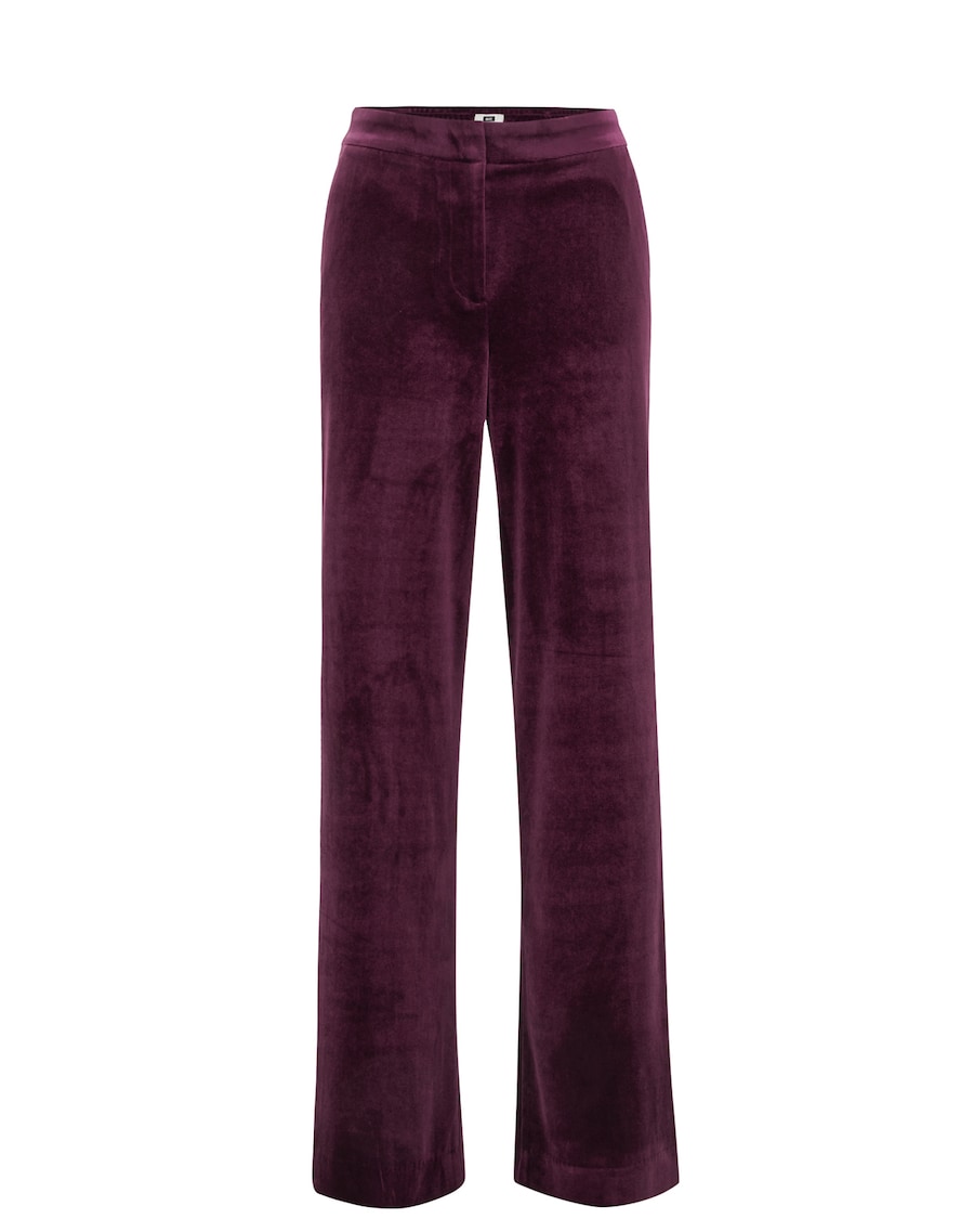 

Брюки свободного кроя WE Fashion, баклажановый