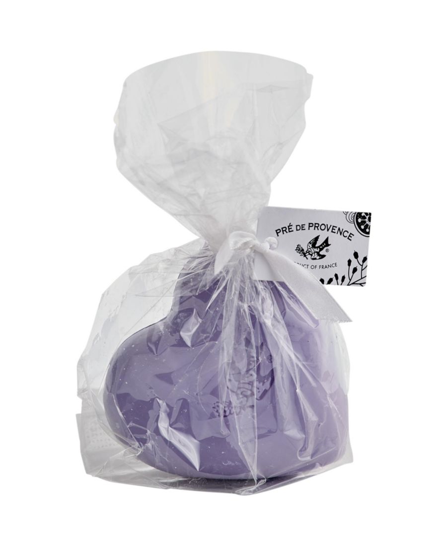

Pre de Provence 200 г, целлофановый подарочный пакет в форме сердца European Soaps, цвет lavender