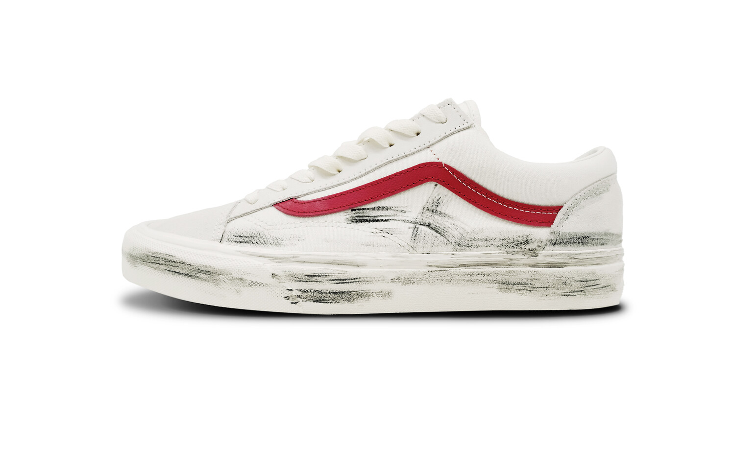

Кроссовки Vans Style 36 Skateboarding Shoes Unisex Low-top White, слоновая кость, Бежевый, Кроссовки Vans Style 36 Skateboarding Shoes Unisex Low-top White, слоновая кость