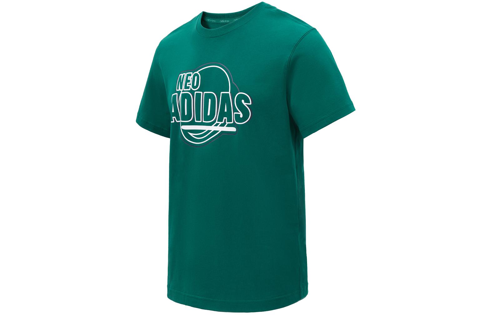 

Adidas Neo Футболка унисекс зеленая, Зеленый, Adidas Neo Футболка унисекс зеленая