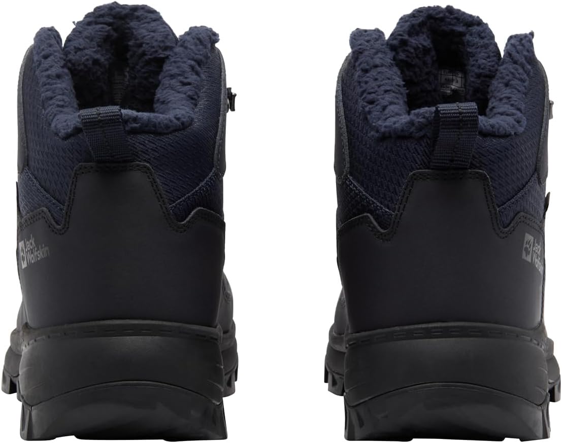 Мужские ботинки Jack Wolfskin Everquest Texapore Mid M, темно-синий — фото 4