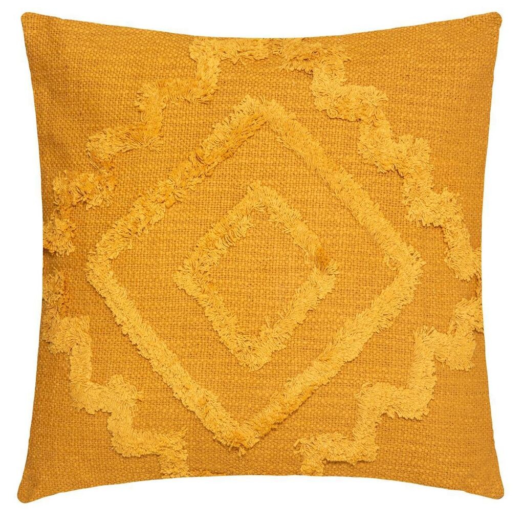 

Подушка "Inca" из хлопка с тафтингом горчичного цвета 40х40 см - Atmosphera créateur d'interieur Atmosphera Créateur d'intérieur