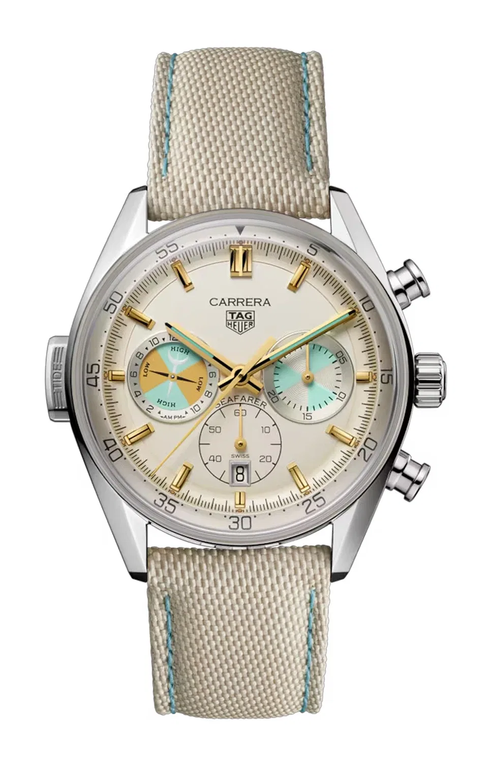 Хронограф TAG HEUER CARRERA - CBS2016.EB0430, золотой — фото 4