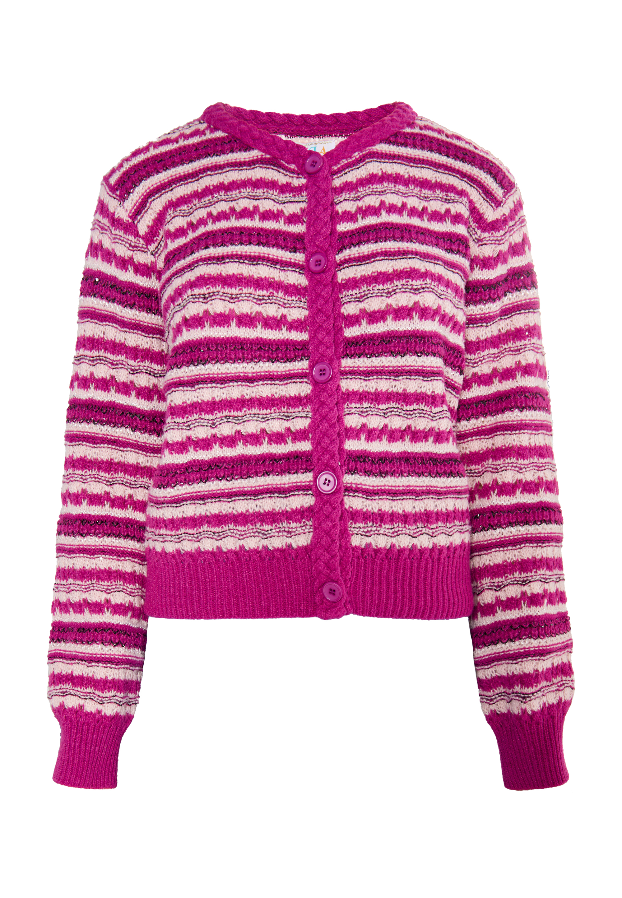 

Толстовка IZIA Cardigan, цвет Beerenpink Mehrfarbig