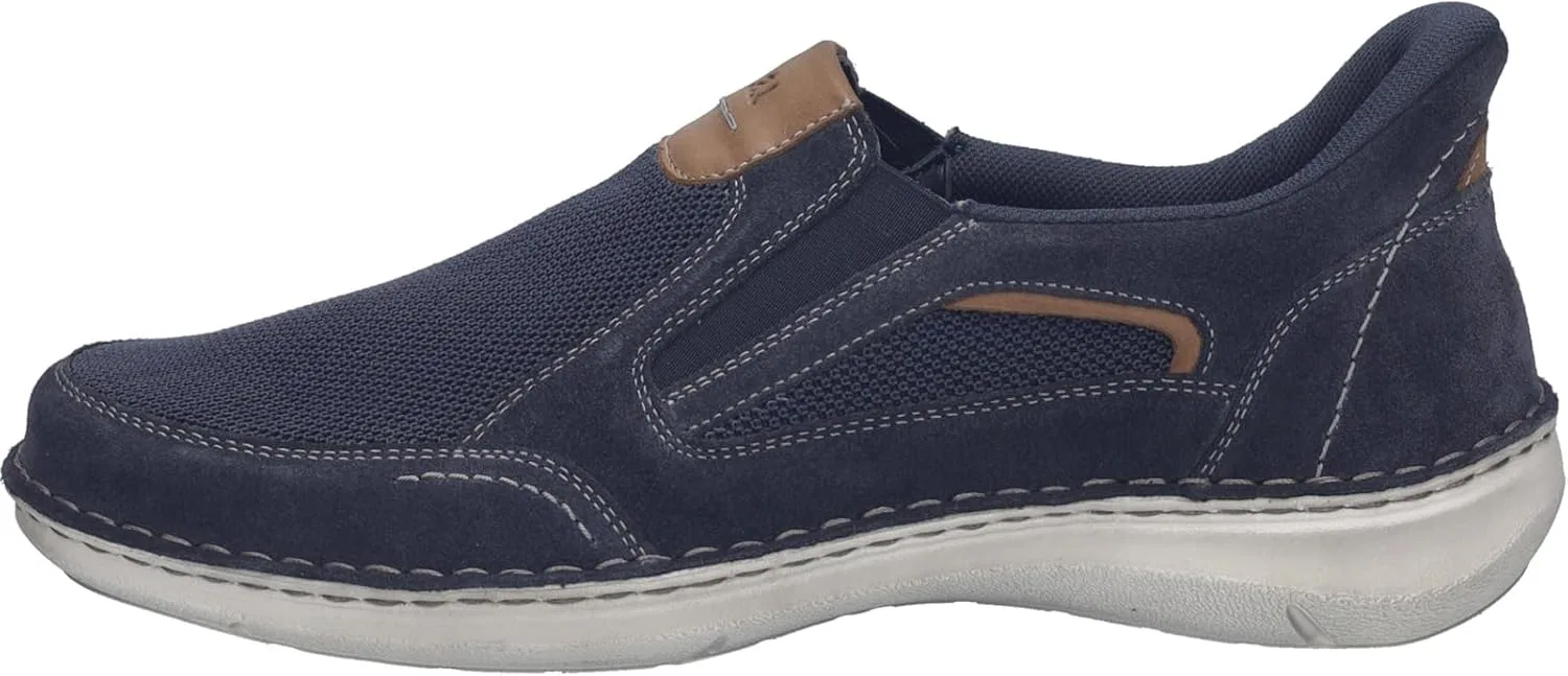 Мужские туфли Josef Seibel New Anvers.25, ширина K (очень широкая), сменная стелька, Midnight Blue Combi — фото 2