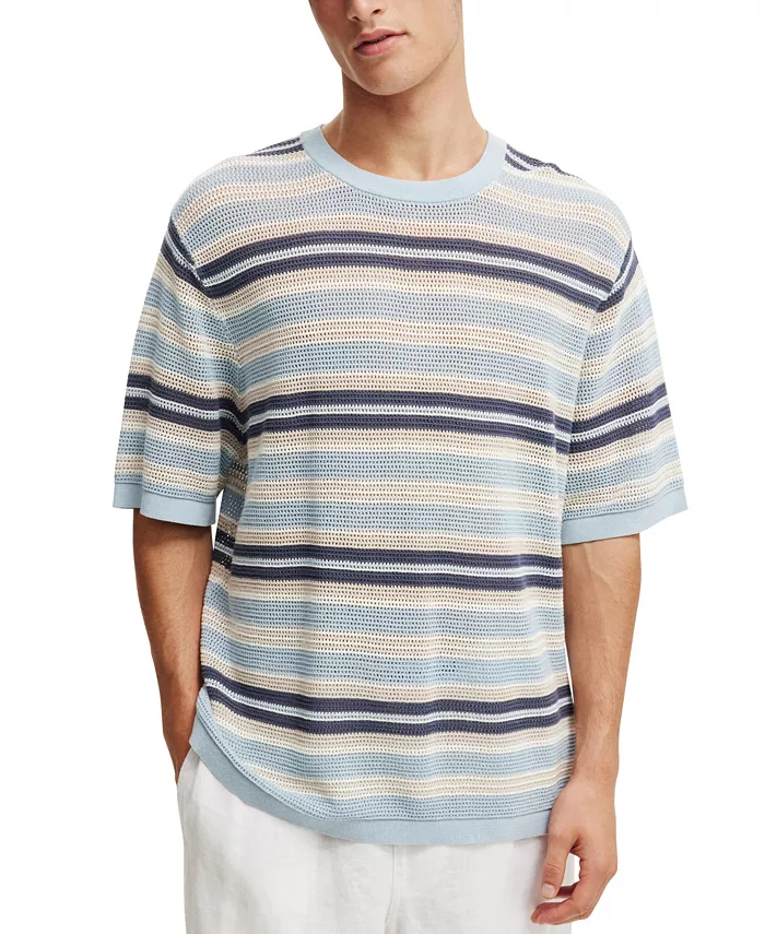 

Мужская футболка из трикотажа COTTON ON, синий