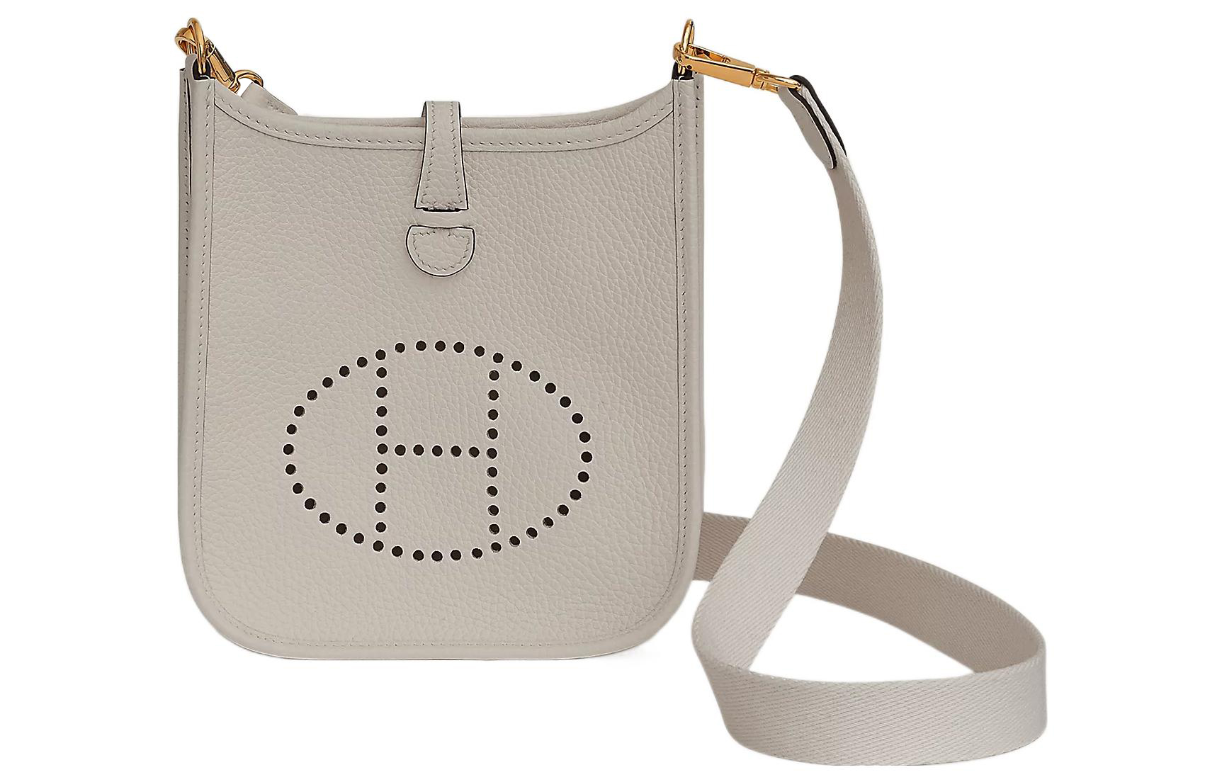 

Сумка через плечо Evelyne Clemence из кожи коровы мини унисекс HERMES