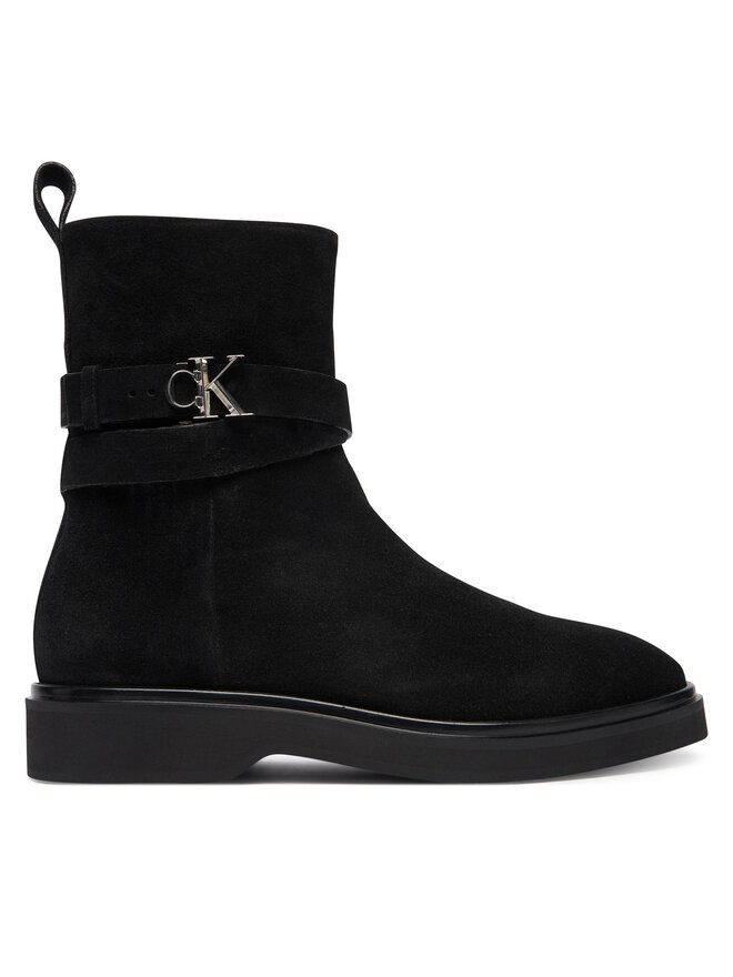 Ботильоны Ankle Boot W/ Metal Logo Sue HW0HW02664 Calvin Klein, черный