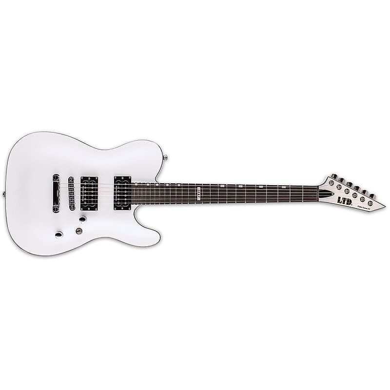 

Электрогитара ESP LTD ECLIPSE '87 NT Neck-Thru Guitar, Macassar Ebony Fretboard, Pearl White