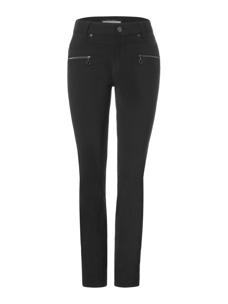 

Брюки STREET ONE Slim fit Pants, черный