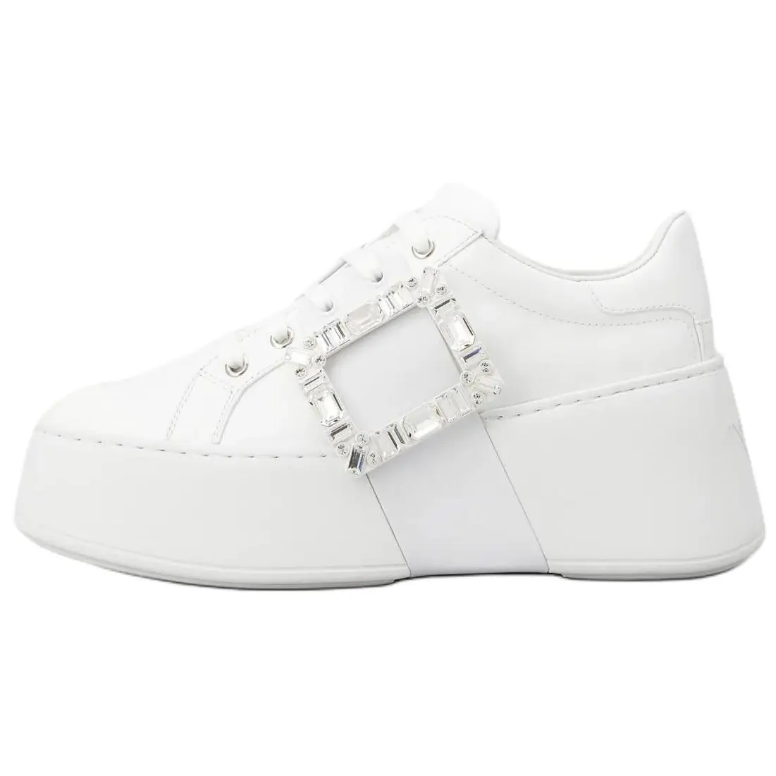 Женские кроссовки Viv' Skate с декором Roger Vivier, White