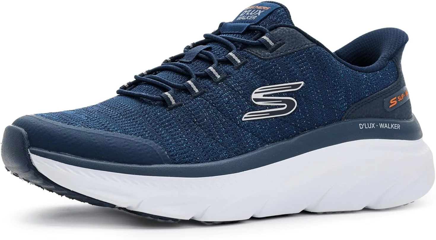 Мужские слипоны Skechers D'lux Walker 3.0 Drevven, темно-синий