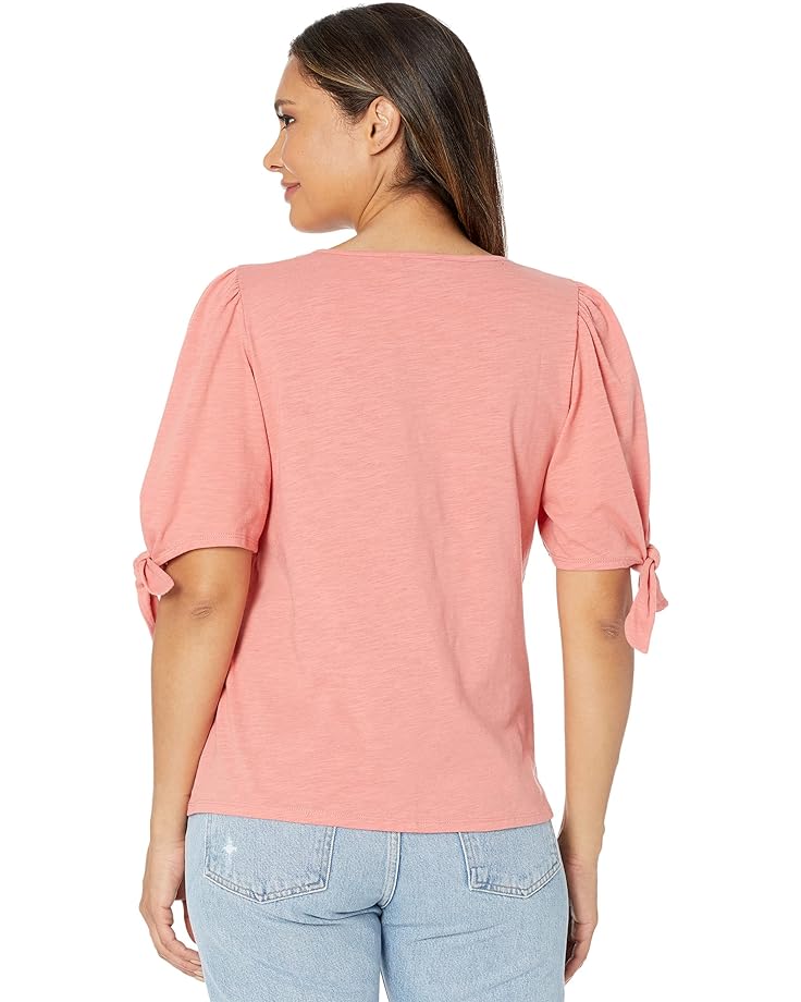 

Футболка CeCe Short Sleeve Tie Sleeve Tee, цвет Blossom