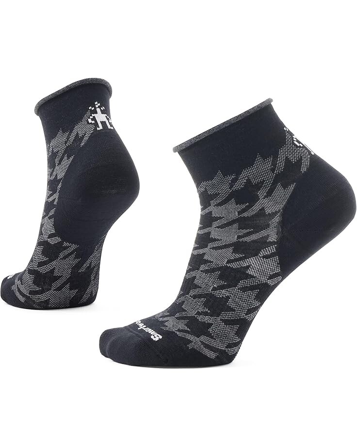 

Носки Unisex Smartwool Everyday Hounds Tooth Ankle Socks, черный