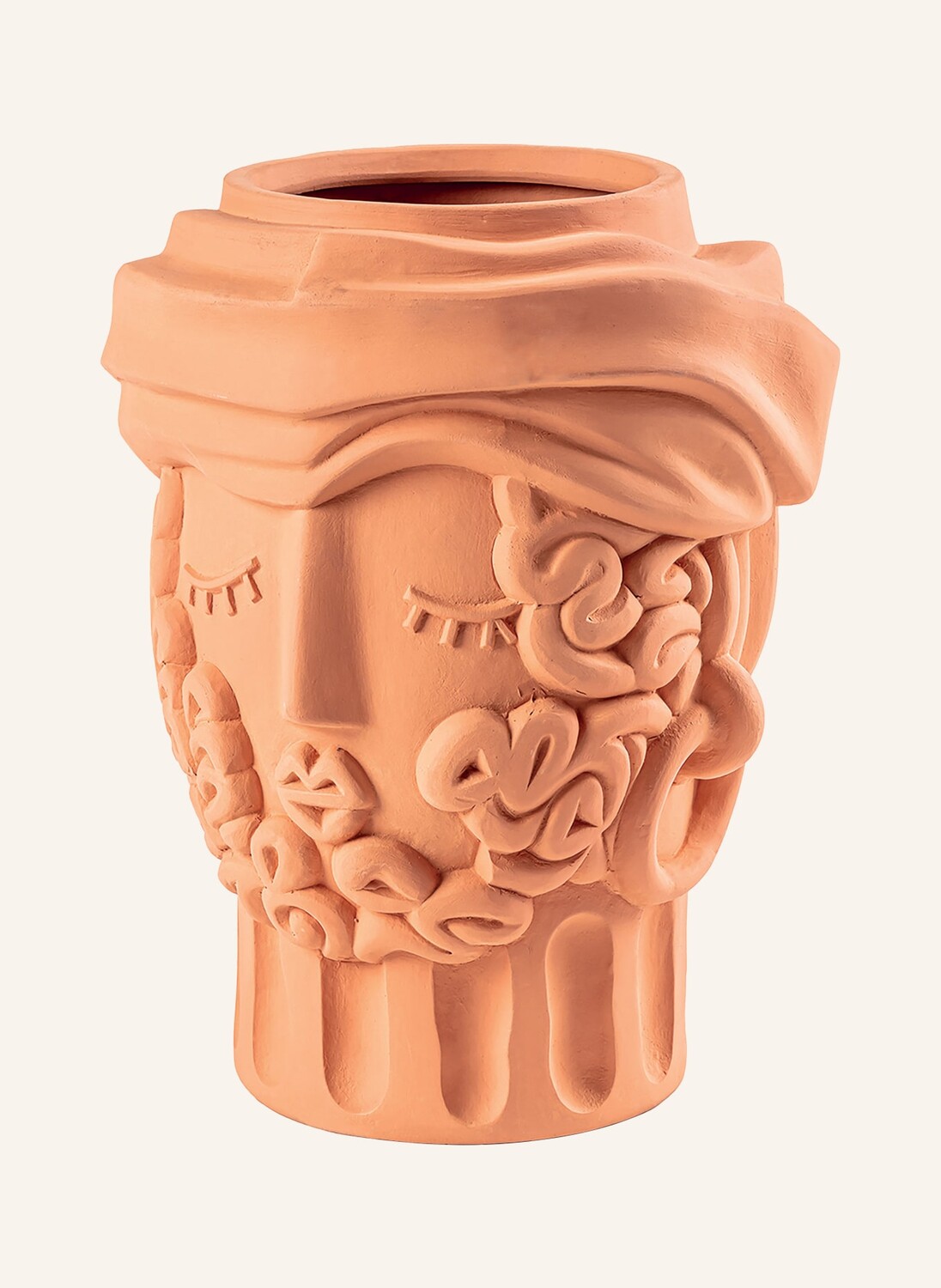 

Ваза magna graecia мужская, высота: 33 см. Seletti, оранжевый