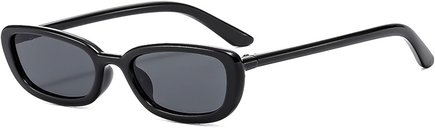 

Мужские солнцезащитные очки в тонкой оправе для активного отдыха на природе, женские для отпуска, для поездок на работу, декоративные солнцезащитные очки Generic, Black