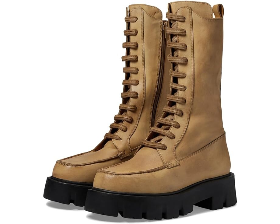 

Ботинки Free People Jones Lug Sole Lace-Up Boot, цвет Macadamia