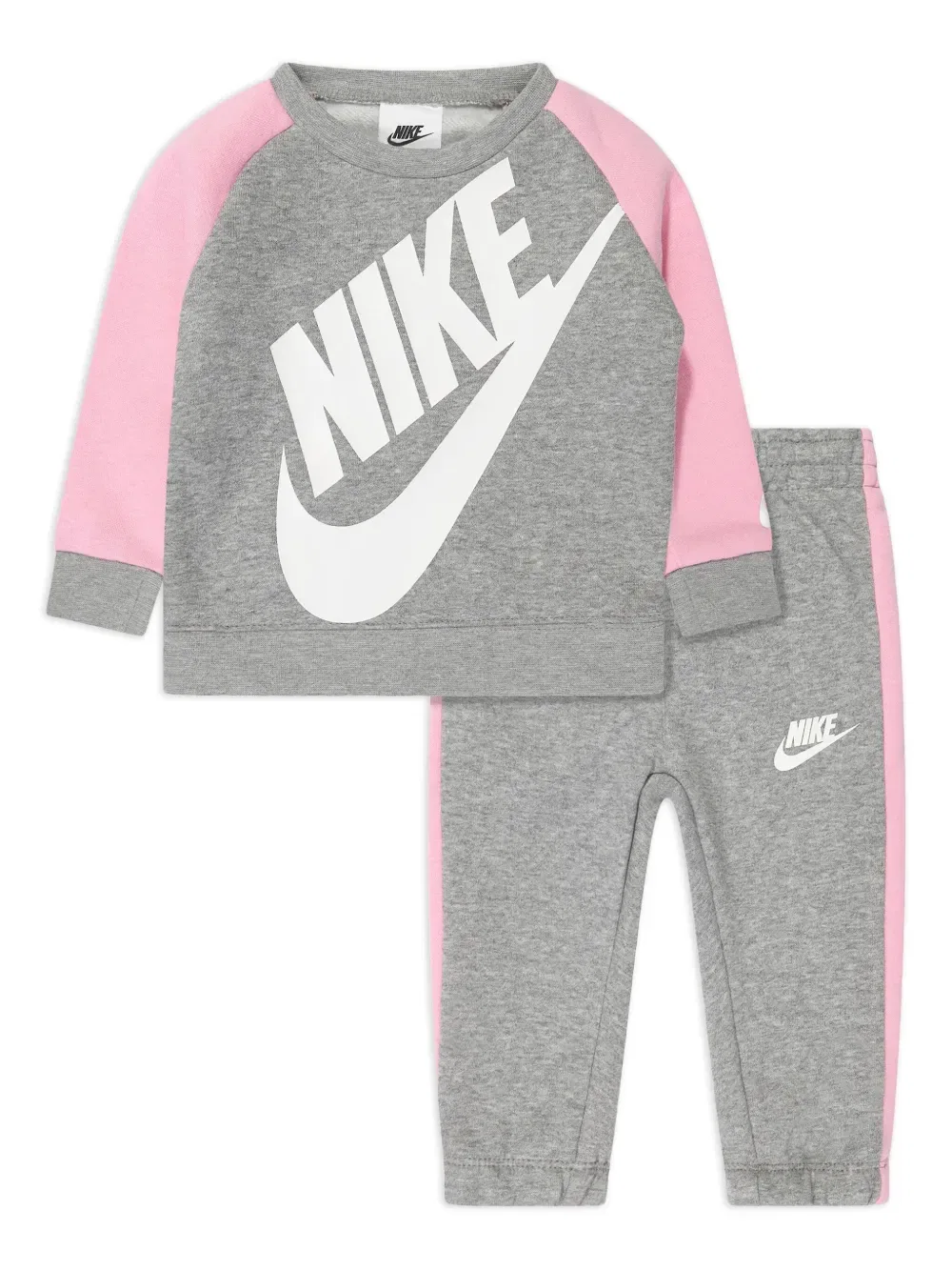 Спортивный костюм с логотипом Nike Kids, серый