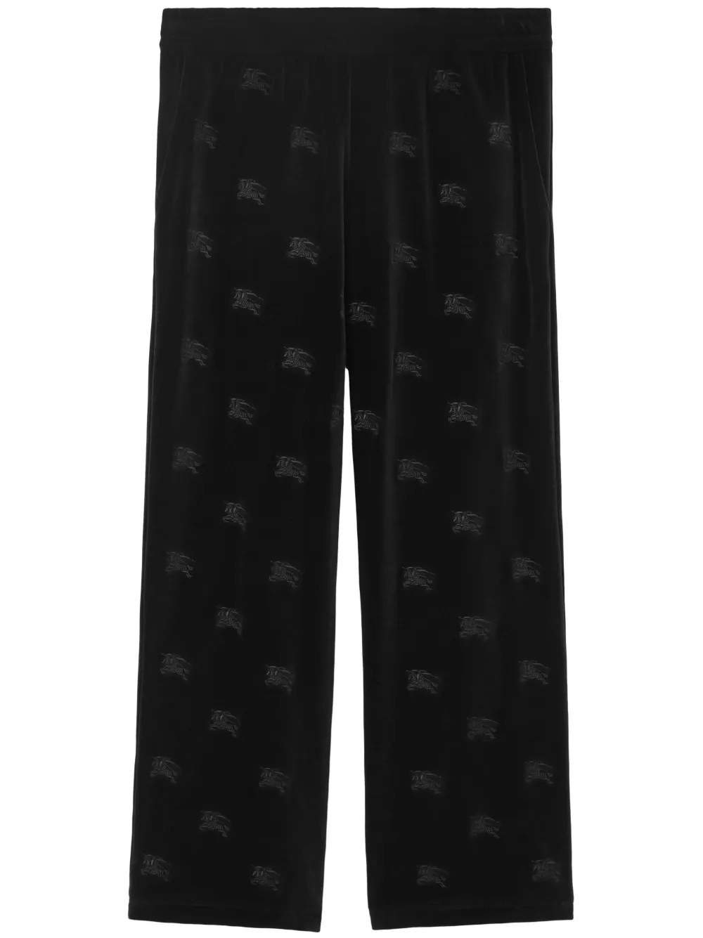 

Бархатные джоггеры EKD BURBERRY, черный