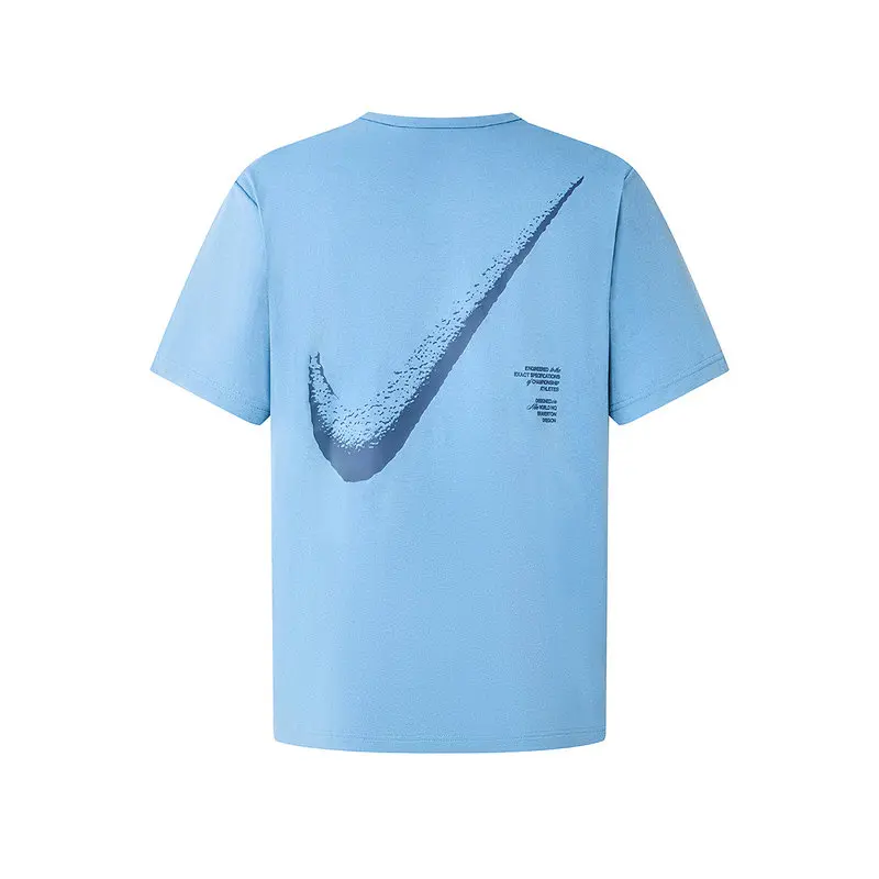 Nike Футболка мужская Blue Crew Neck Moderate — фото 2