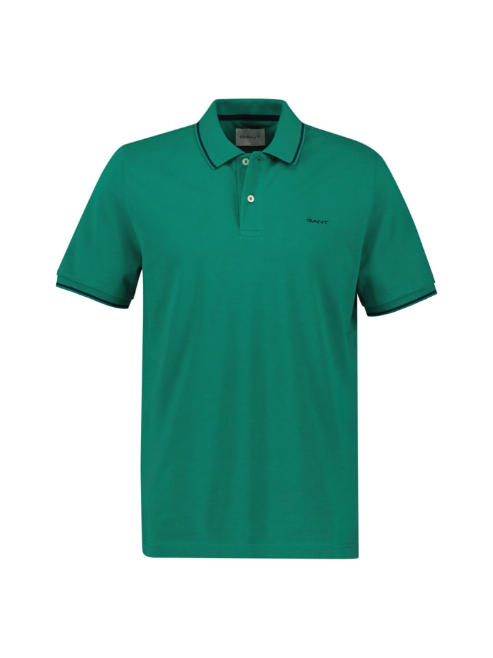 

Футболка поло Gant, цвет grün (deep green)