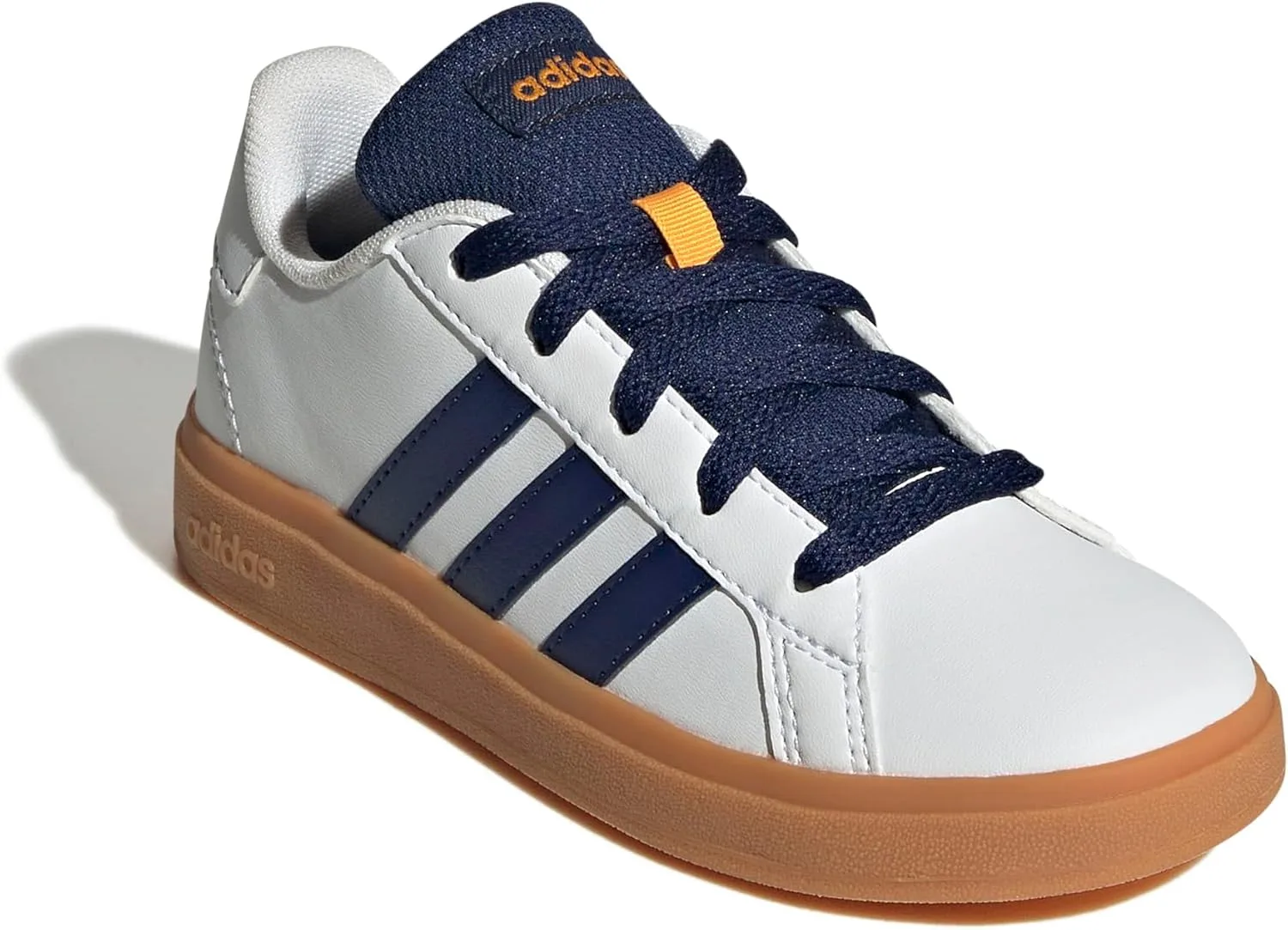 Теннисные кроссовки унисекс Kinder Grand Court Lifestyle на шнуровке, теннисные кроссовки adidas, темно-синий — фото 3