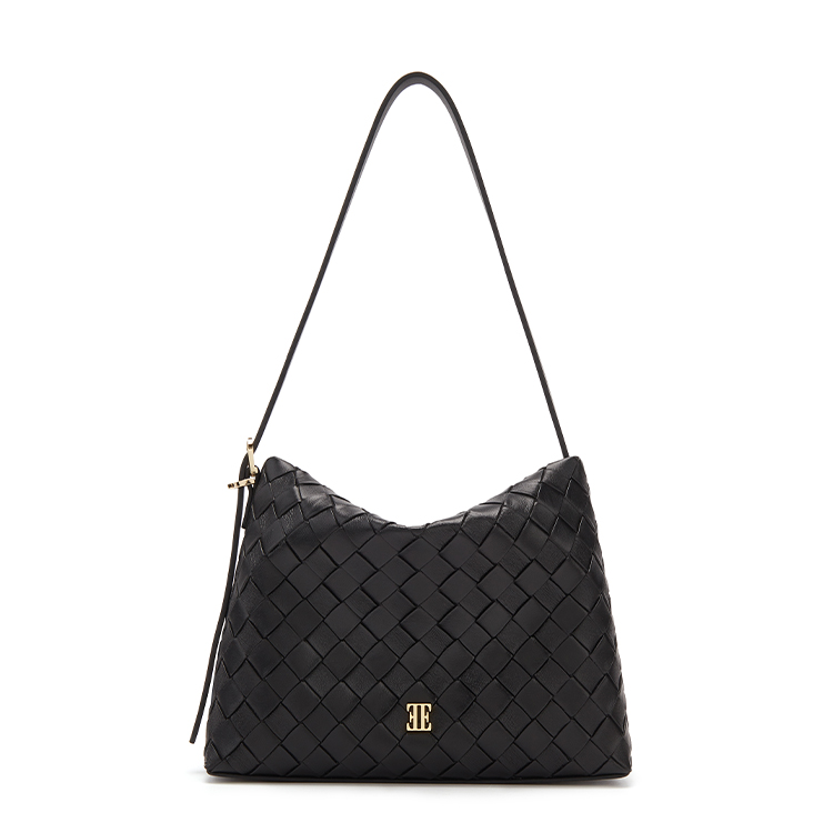 

ELLE Синтетическая кожаная сумка через плечо Regular Women's White/Black