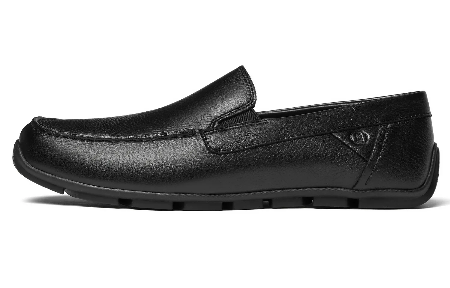 Clarks Мужские повседневные туфли из коровьей кожи черные
