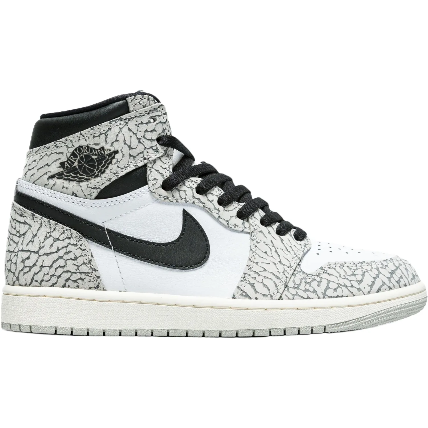 Nike Air Jordan 1 Retro High OG 'White Cement' GS — фото 4