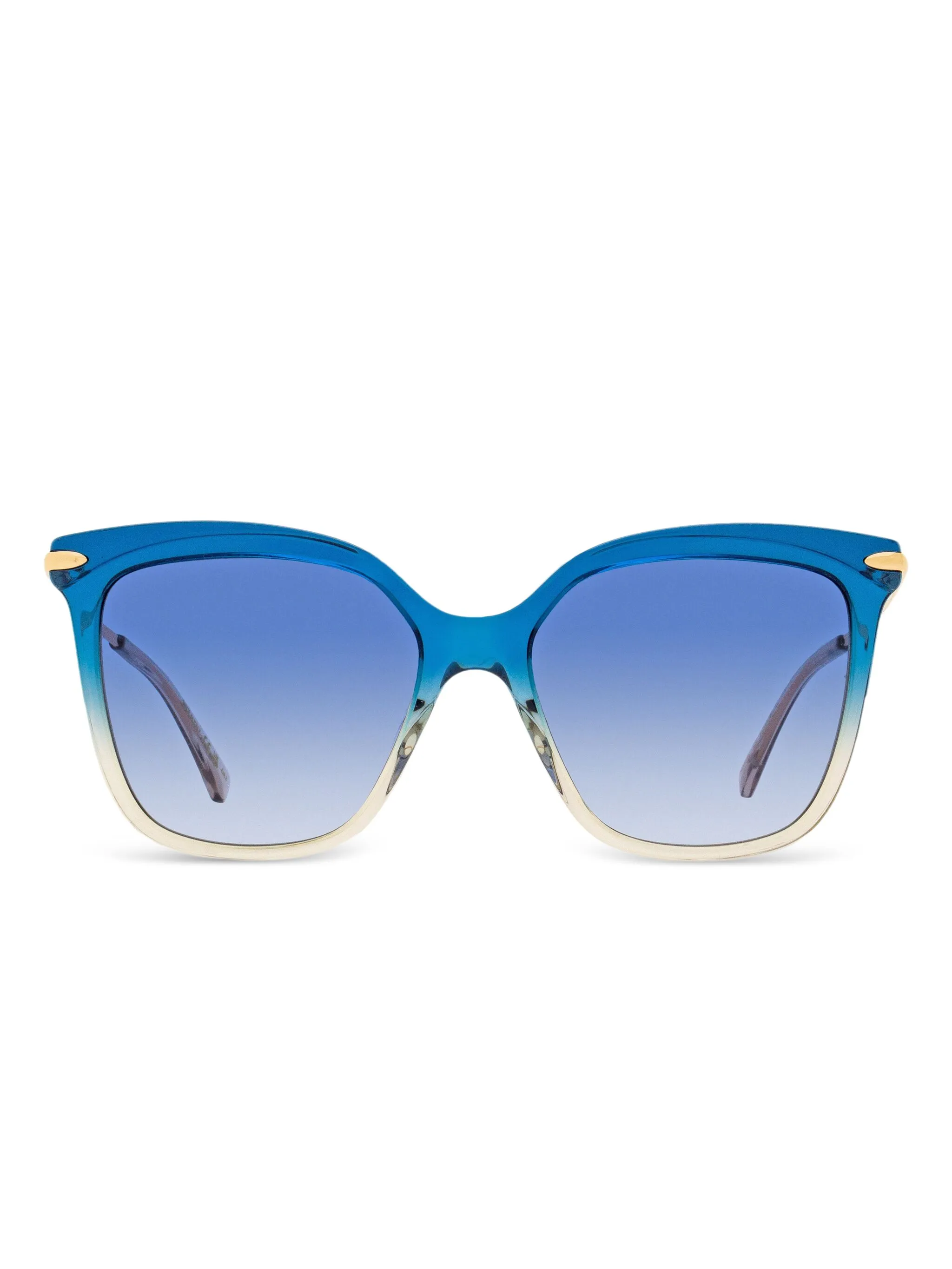 

Солнцезащитные очки в квадратной оправе Pomellato Eyewear, синий