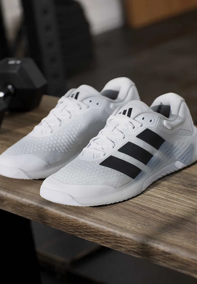 Кроссовки для тренировок Dropset 4, мужские Adidas, белый/черный/красный — фото 3