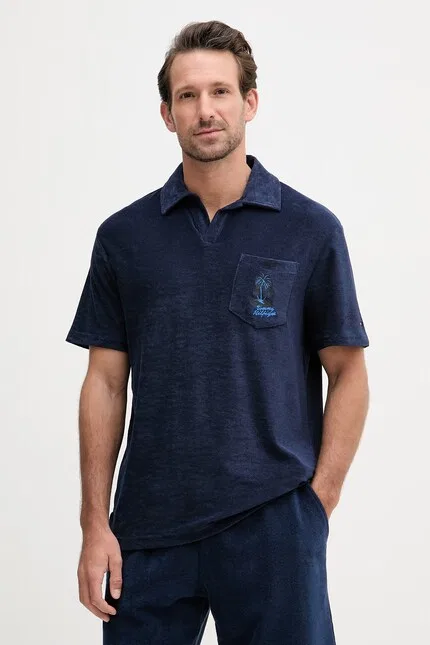 Поло хлопок SUMMER Tommy Hilfiger, синий