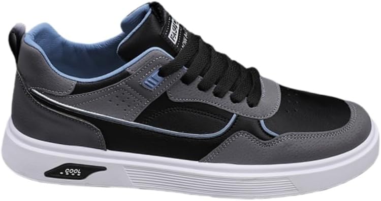 

Удобные и дышащие мужские спортивные кроссовки FmShi - мягкий верх из полиуретана, универсальные повседневные кроссовки для прогулок, черный