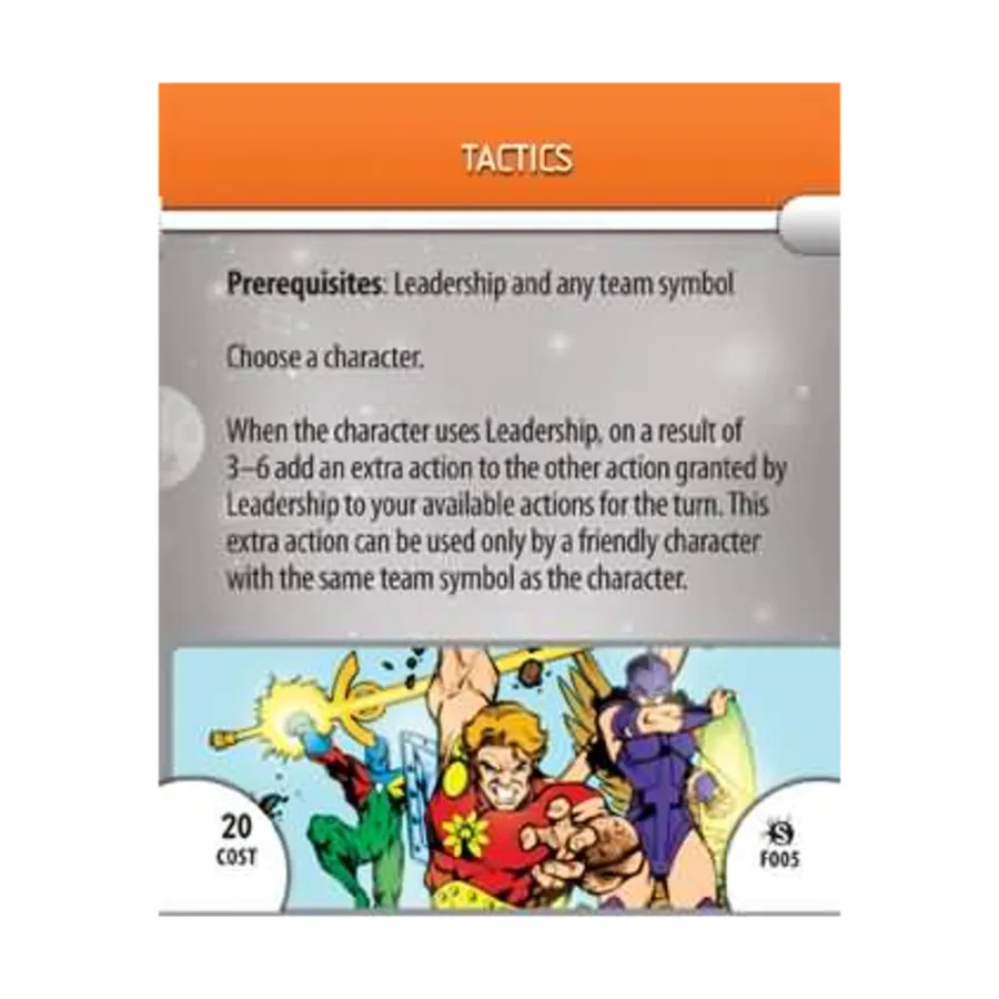 

Карта подвига — Тактика, Marvel HeroClix - Supernova - Singles