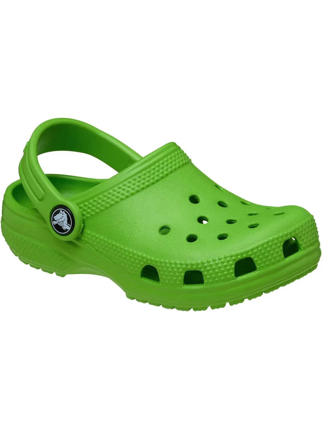 Клог детский, дышащий, Crocs, зеленый