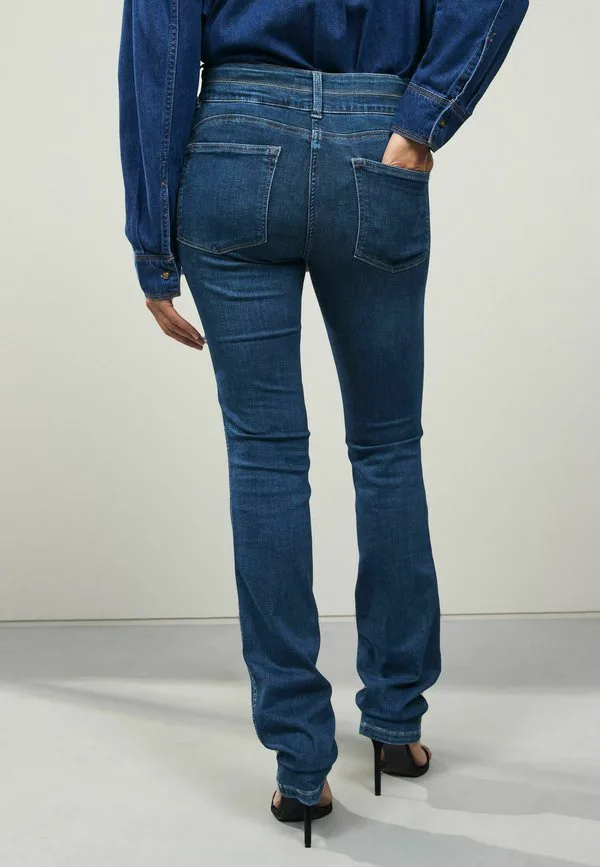 Джинсы-Клеш стандартного и узкого кроя Next, Mid Blue Denim — фото 2