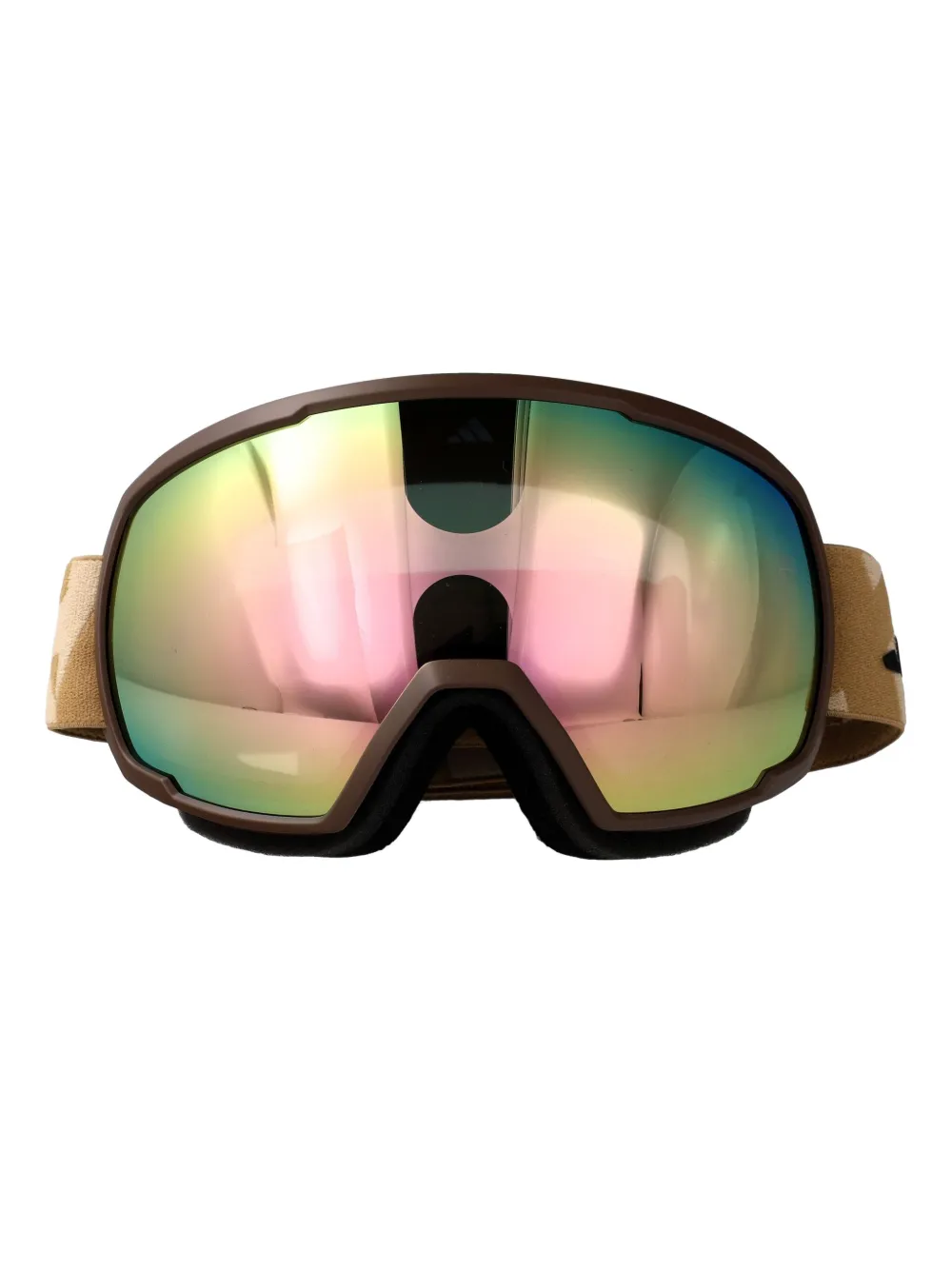 

Лыжные солнцезащитные очки с логотипом на ремешке Adidas, коричневый