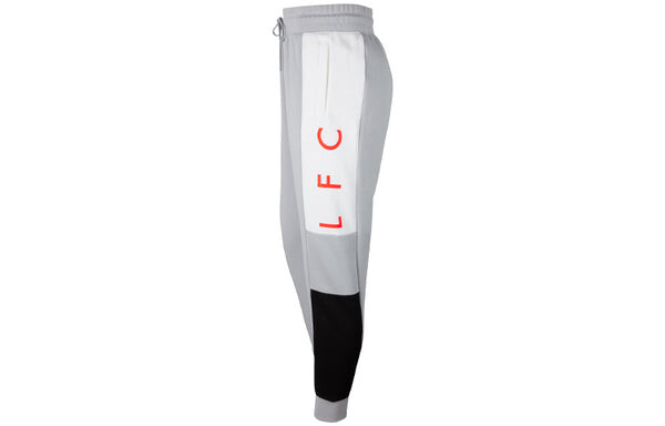Брюки liverpool fleece alphabet printing bundle feet sports long pants gray Nike, серый — фото 3