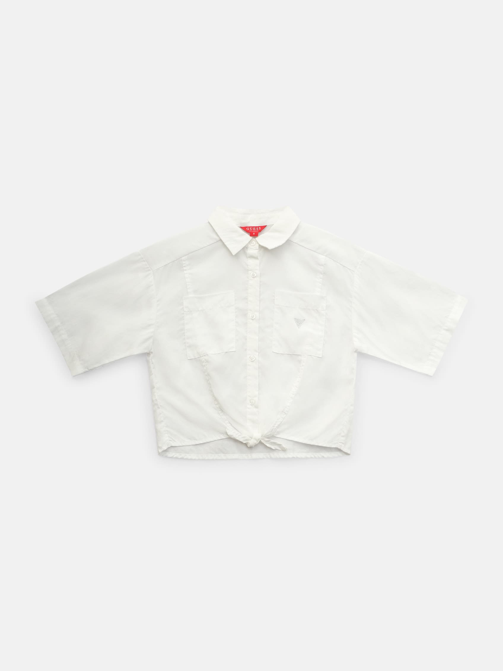 

Тканый топ Вивиан (7-14) Guess Factory, цвет pure white