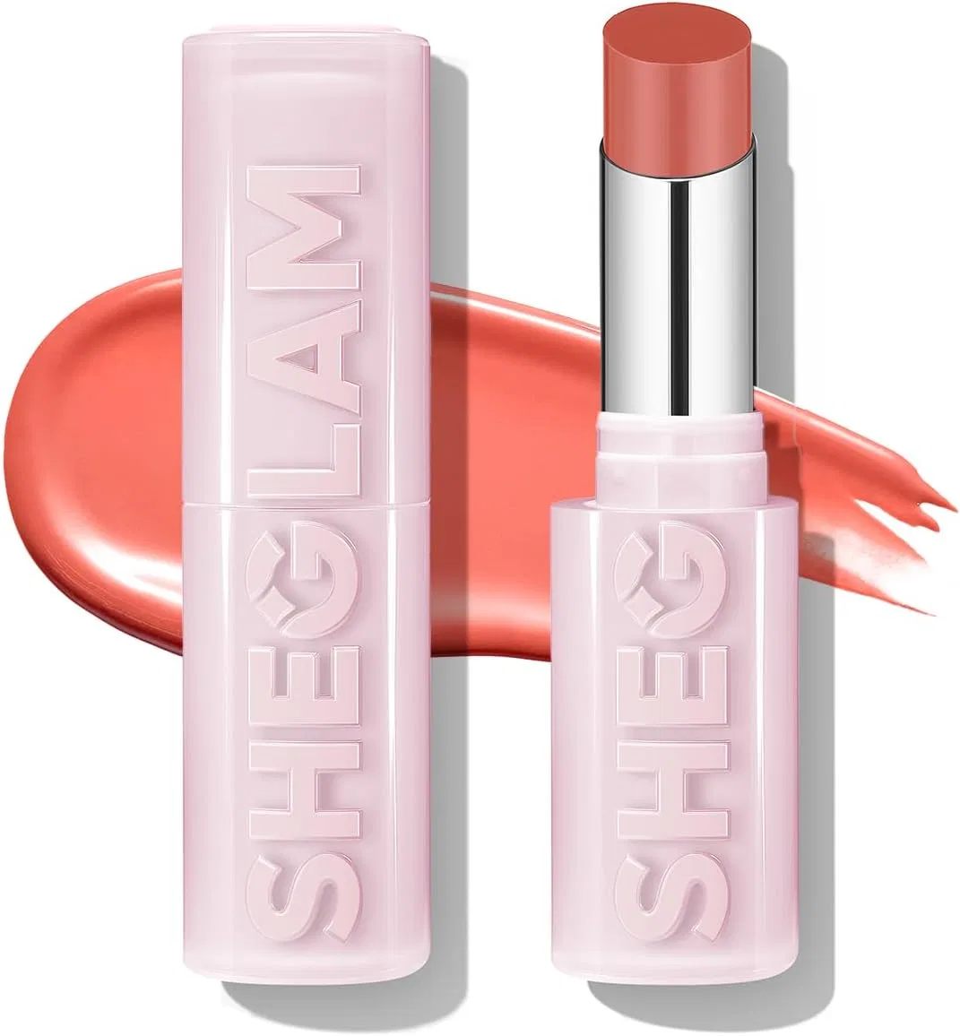 Масло-бальзам для губ Silk Slip Lip Oil Balm SHEGLAM с пептидами, 3 г, оттенок Apri-cute