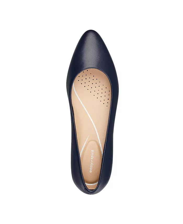 Женские балетки Caldise eFlex Slip-On на низком каблуке Easy Spirit, синий — фото 4