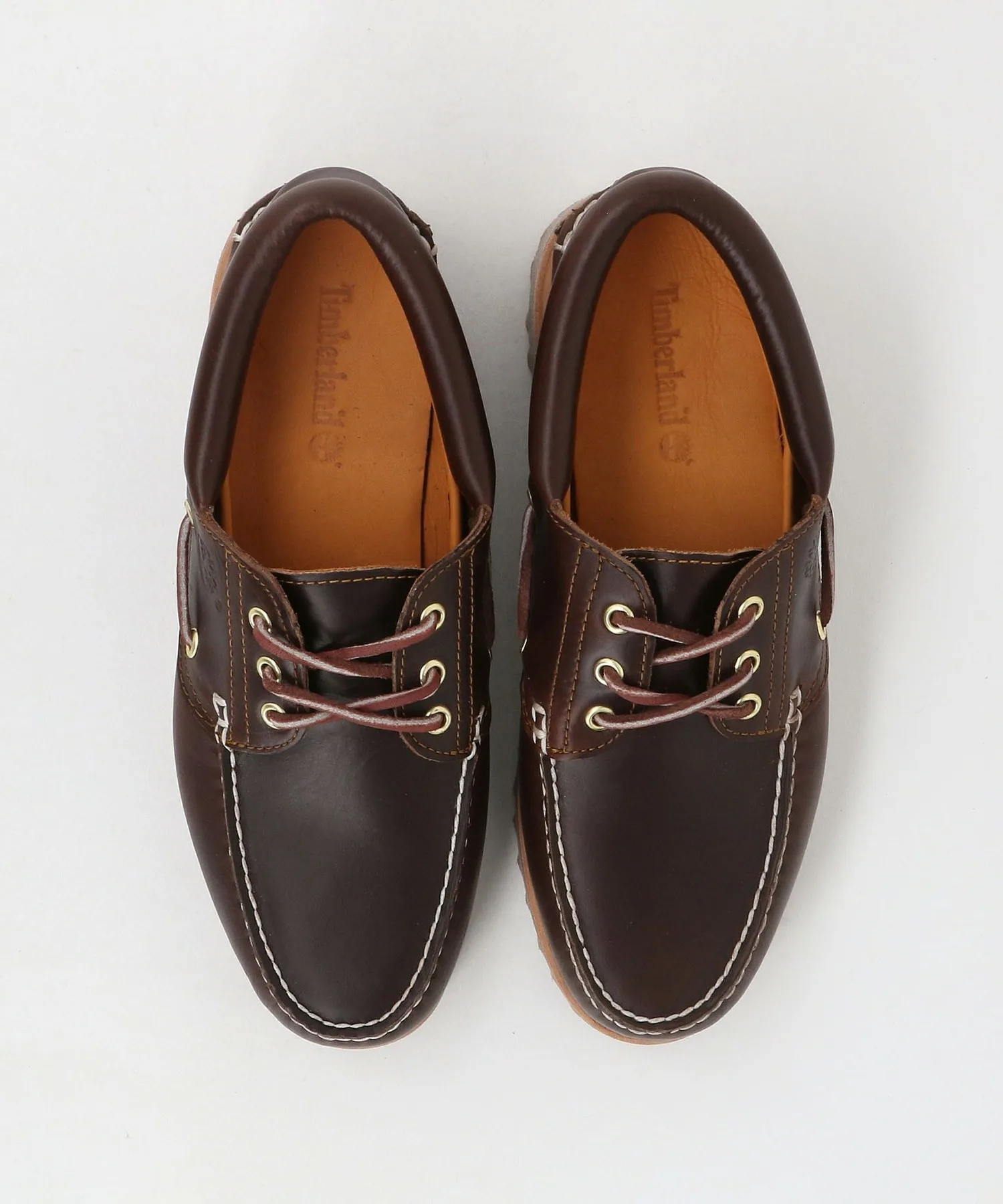 Мужские мокасины классические 3EYE CLASSIC Timberland темно-коричневые — фото 4