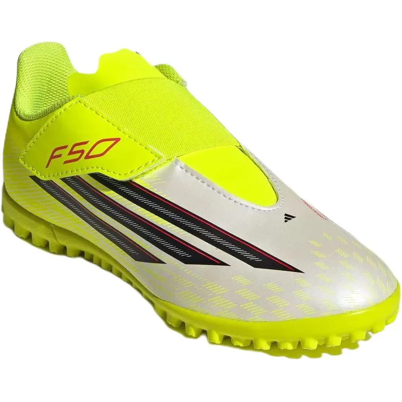 Adidas Детские футбольные бутсы F50 CLUB Low top желтые — фото 4