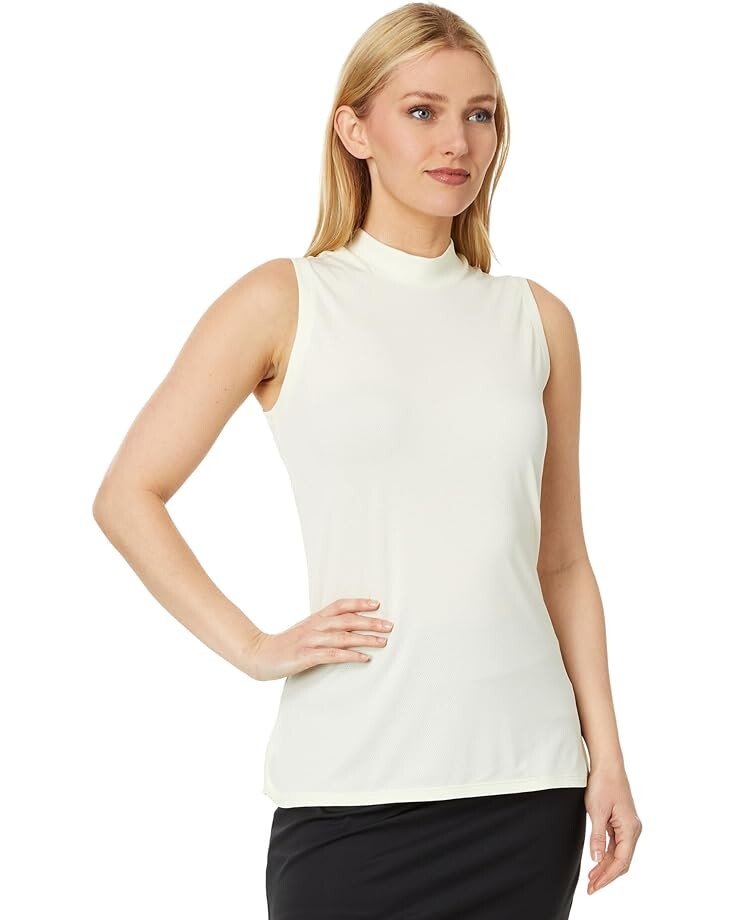 

Поло adidas Ultimate365 Mock Sleeveless Polo, слоновая кость