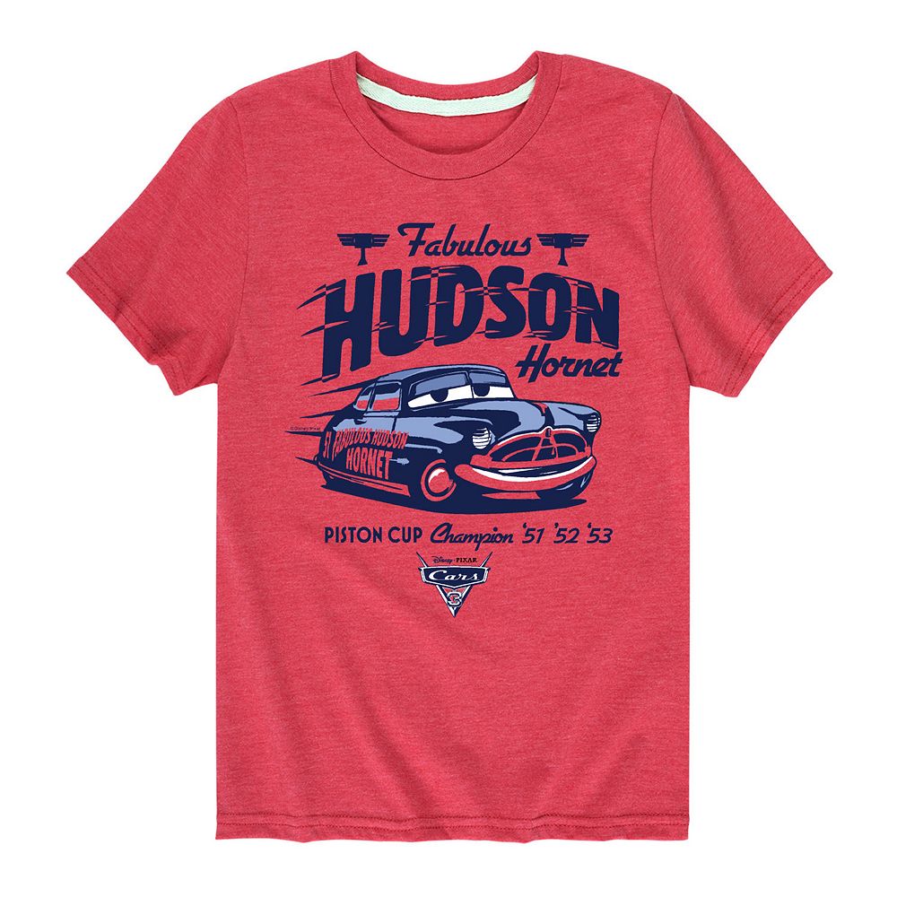 

Футболка с рисунком Disney/Pixar's Cars Hudson Hornet для мальчиков 8–20 лет Disney / Pixar, красный