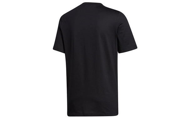 Футболка cartoon printing short sleeve black Adidas, черный — фото 2