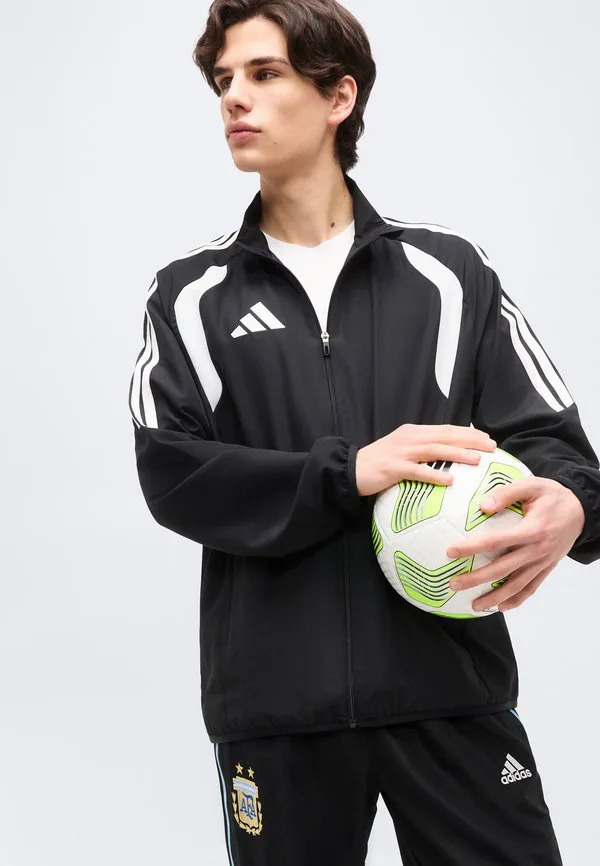 Куртка-Ветровка для презентации лиги tiro26 Adidas Performance, Black/White — фото 4